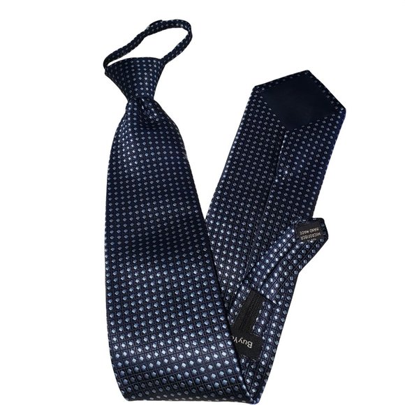 BuyYourTies.com Other - Extra Long Men's Zipper Tie Blue